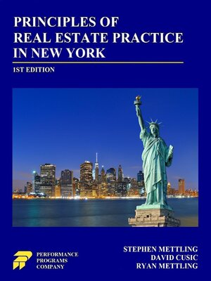 cover image of Principles of Real Estate Practice in New York